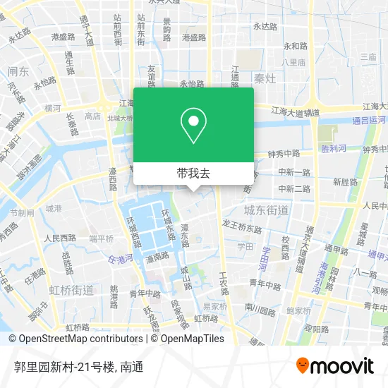 郭里园新村-21号楼地图