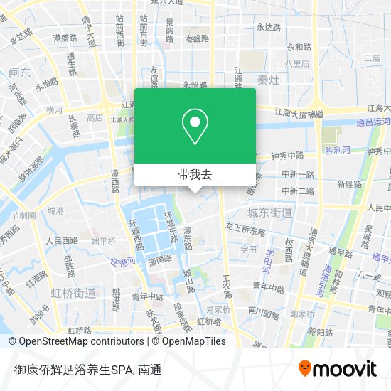 御康侨辉足浴养生SPA地图