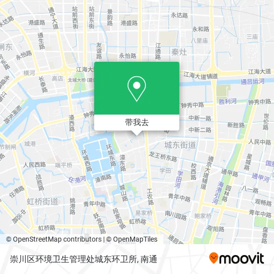 崇川区环境卫生管理处城东环卫所地图