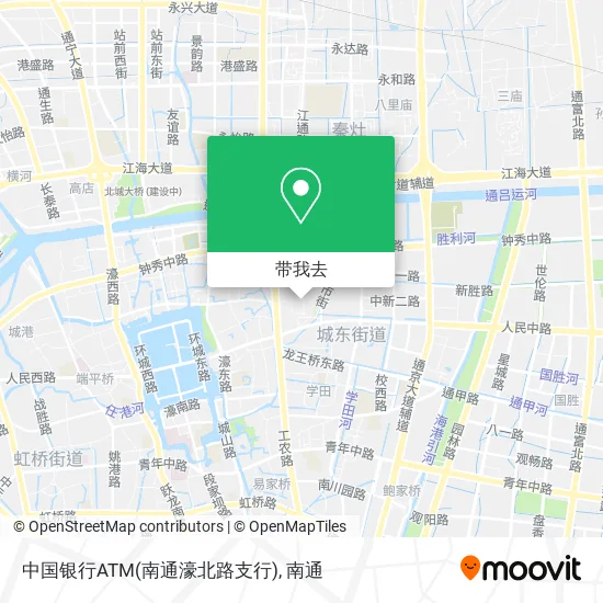 中国银行ATM(南通濠北路支行)地图