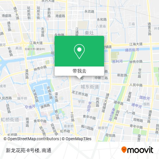 新龙花苑-8号楼地图