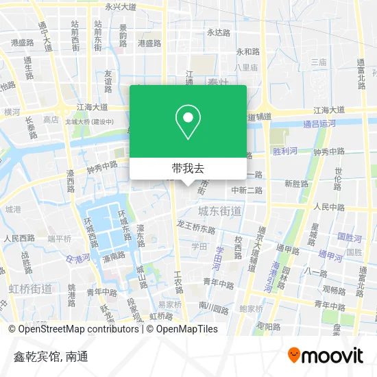 鑫乾宾馆地图