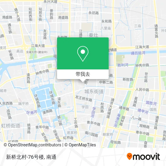 新桥北村-76号楼地图