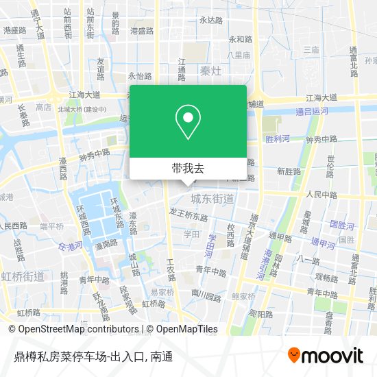 鼎樽私房菜停车场-出入口地图