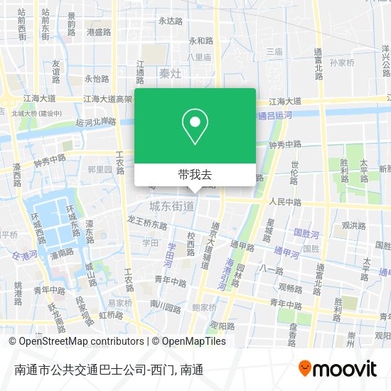南通市公共交通巴士公司-西门地图