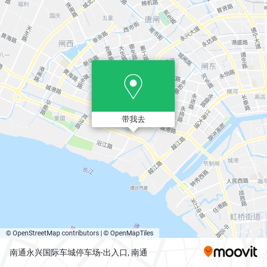 南通永兴国际车城停车场-出入口地图