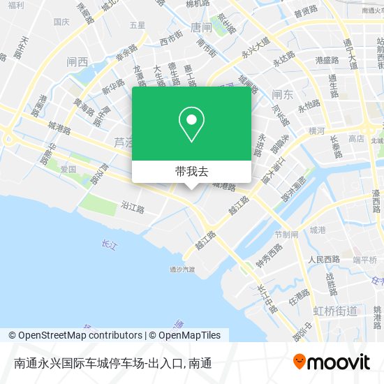 南通永兴国际车城停车场-出入口地图