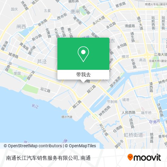 南通长江汽车销售服务有限公司地图