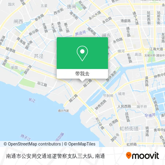 南通市公安局交通巡逻警察支队三大队地图