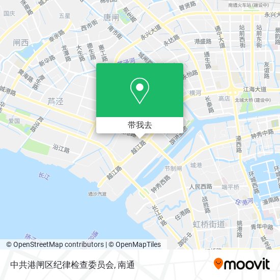 中共港闸区纪律检查委员会地图