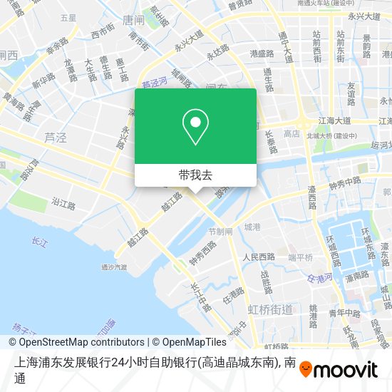 上海浦东发展银行24小时自助银行(高迪晶城东南)地图