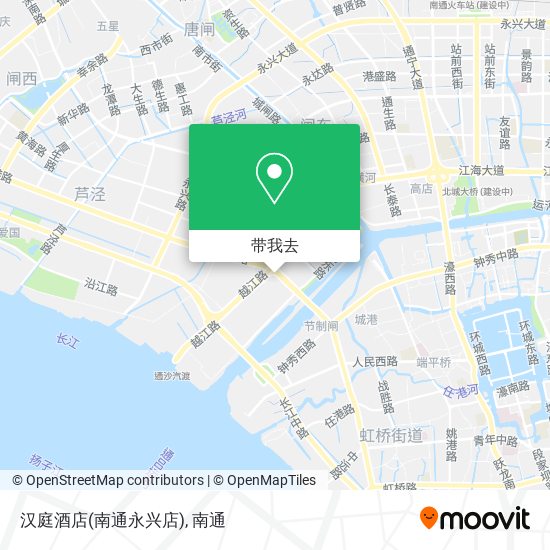 汉庭酒店(南通永兴店)地图