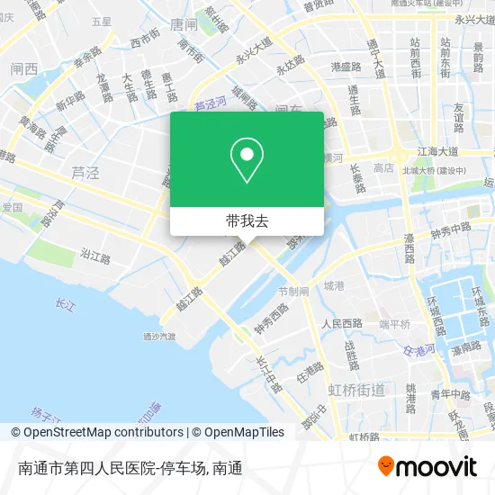 南通市第四人民医院-停车场地图