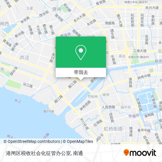 港闸区税收社会化征管办公室地图