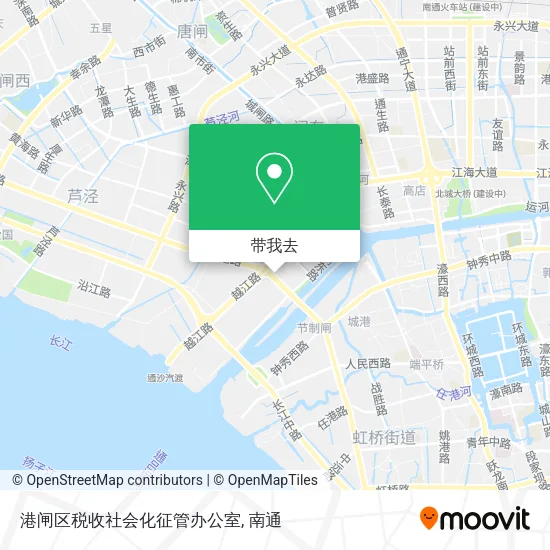 港闸区税收社会化征管办公室地图