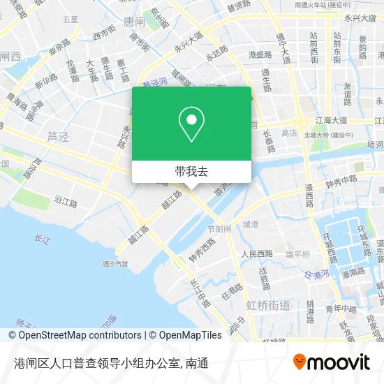港闸区人口普查领导小组办公室地图