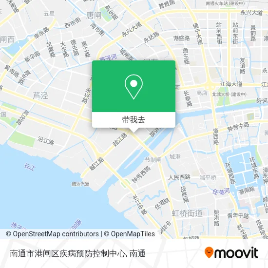 南通市港闸区疾病预防控制中心地图