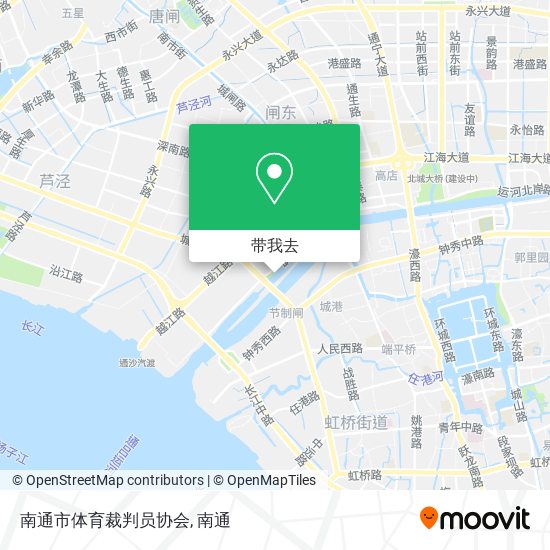 南通市体育裁判员协会地图