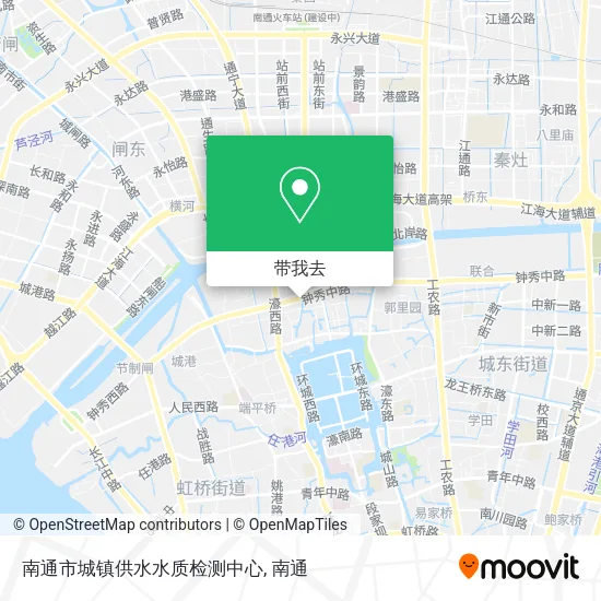 南通市城镇供水水质检测中心地图