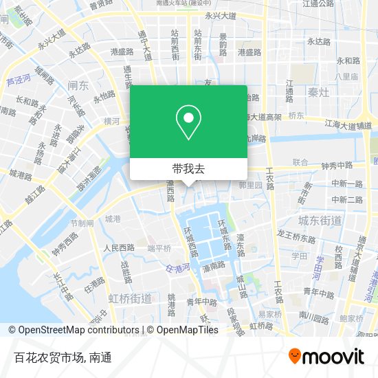 百花农贸市场地图