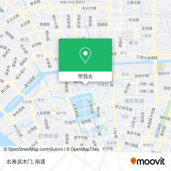 名雅居木门地图