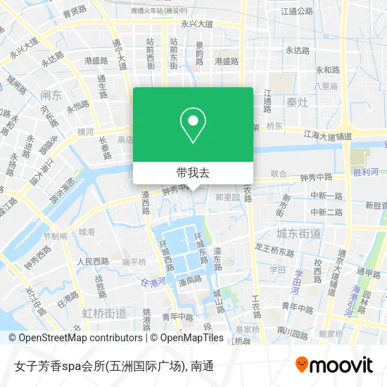 女子芳香spa会所(五洲国际广场)地图