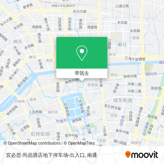 宜必思·尚品酒店地下停车场-出入口地图