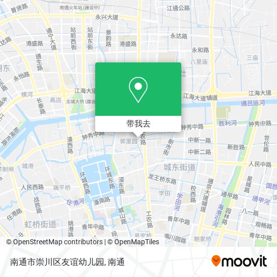 南通市崇川区友谊幼儿园地图
