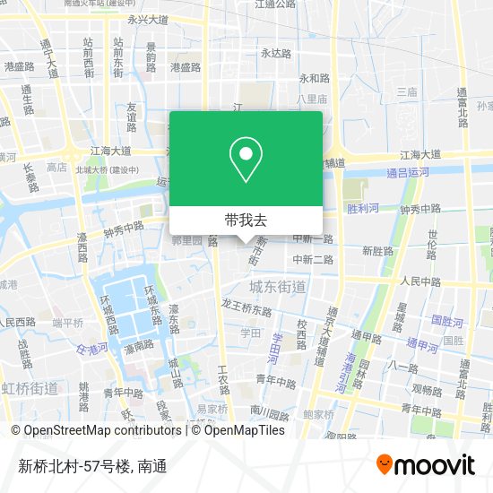 新桥北村-57号楼地图