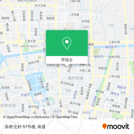 新桥北村-57号楼地图