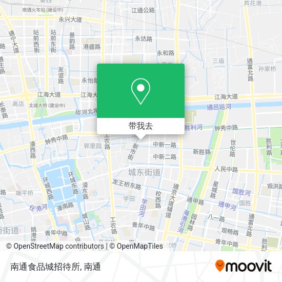 南通食品城招待所地图