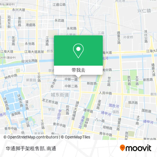 华通脚手架租售部地图