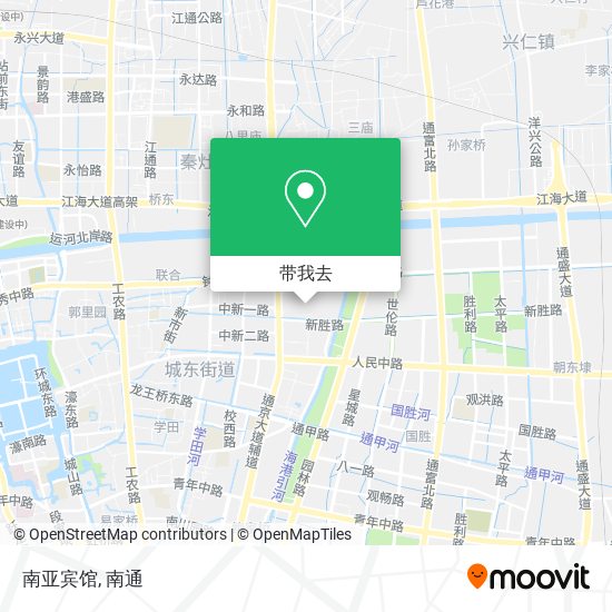 南亚宾馆地图