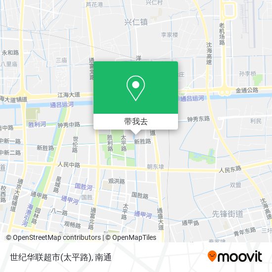 世纪华联超市(太平路)地图