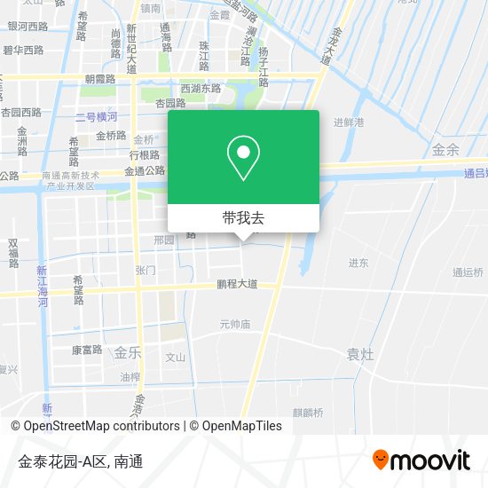 金泰花园-A区地图