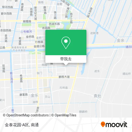 金泰花园-A区地图