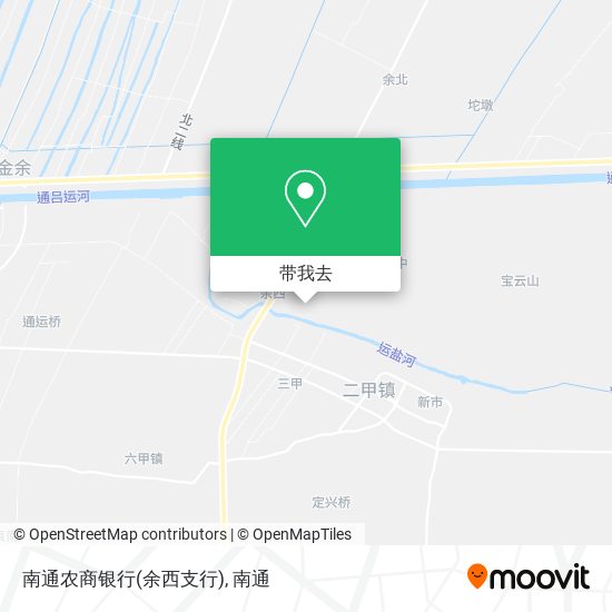 南通农商银行(余西支行)地图