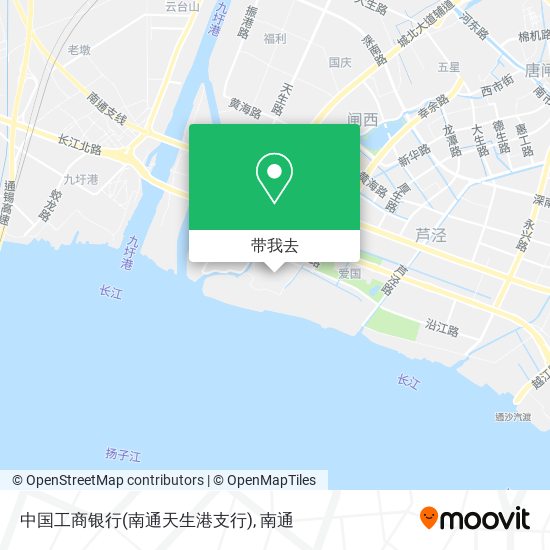 中国工商银行(南通天生港支行)地图
