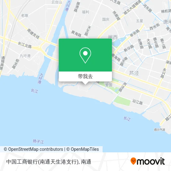 中国工商银行(南通天生港支行)地图