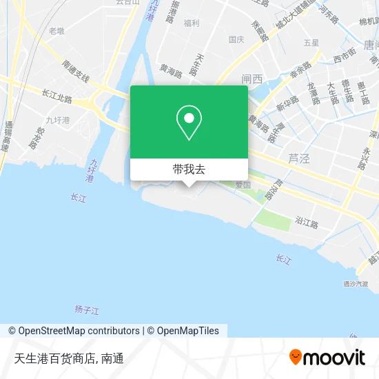 天生港百货商店地图