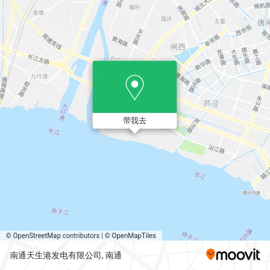 南通天生港发电有限公司地图