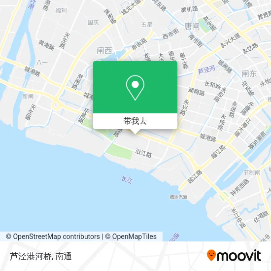 芦泾港河桥地图