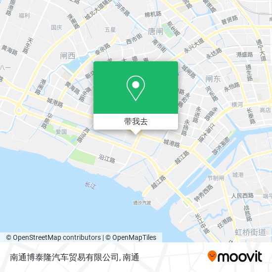 南通博泰隆汽车贸易有限公司地图