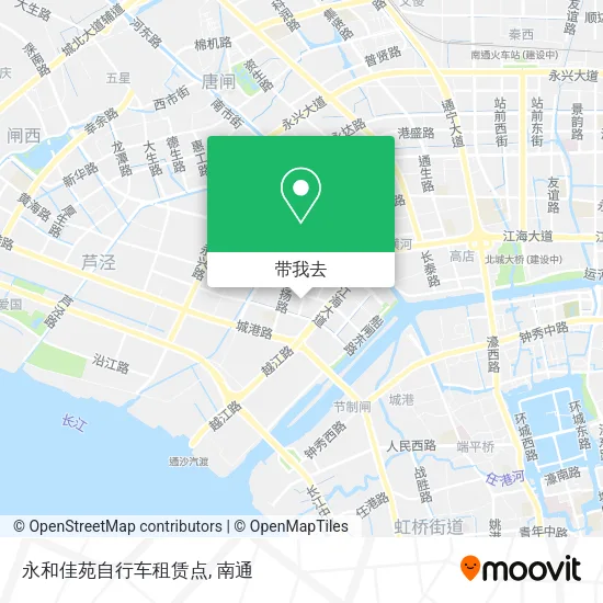 永和佳苑自行车租赁点地图