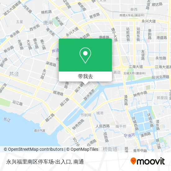 永兴福里南区停车场-出入口地图