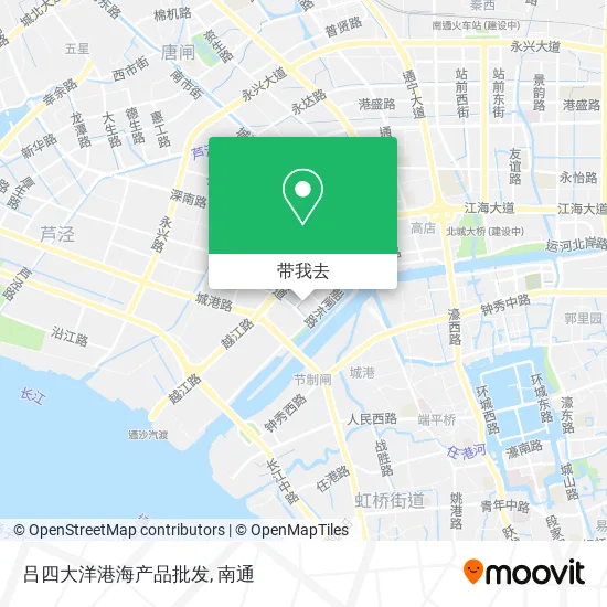 吕四大洋港海产品批发地图
