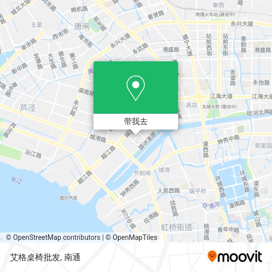艾格桌椅批发地图