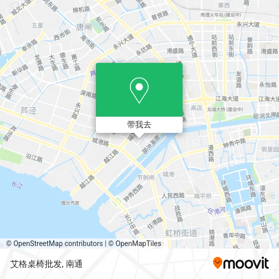 艾格桌椅批发地图