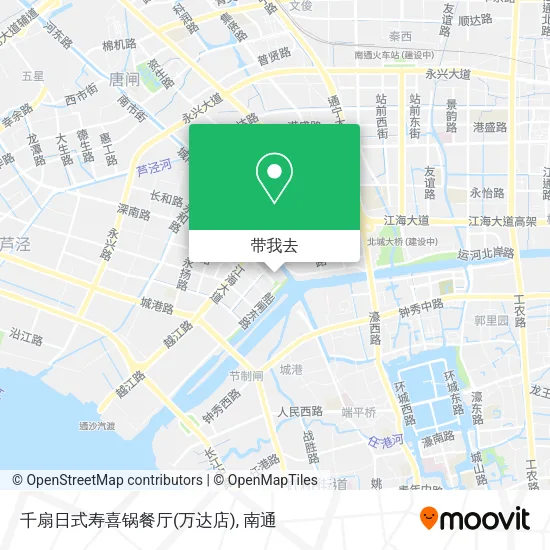 千扇日式寿喜锅餐厅(万达店)地图