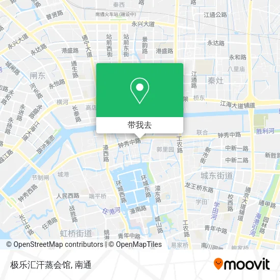极乐汇汗蒸会馆地图
